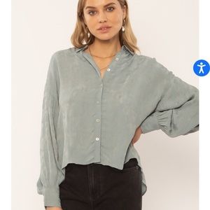 Amuse Society Maya Bay Woven Top